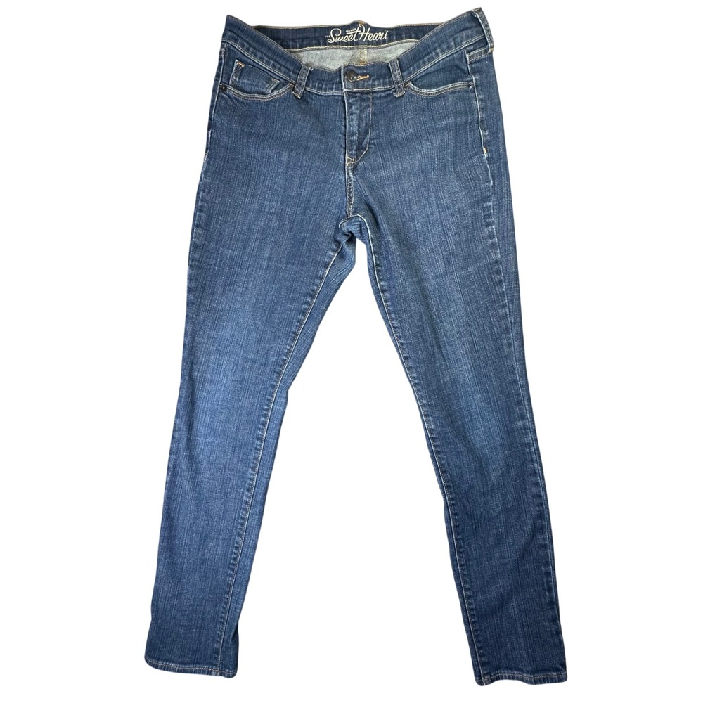 Old Navy Sweetheart Skinny Jeans Dark Wash Denim Casual Classic 6 Regular Blue